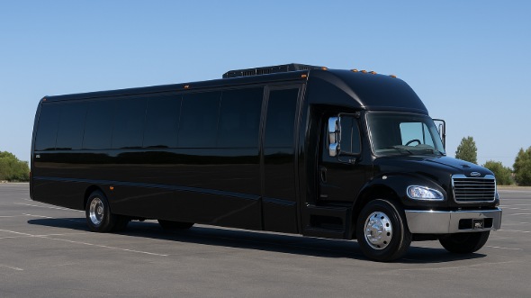 Exterior of Charter Bus Company Independence's 28 Passenger Minibus in Independence