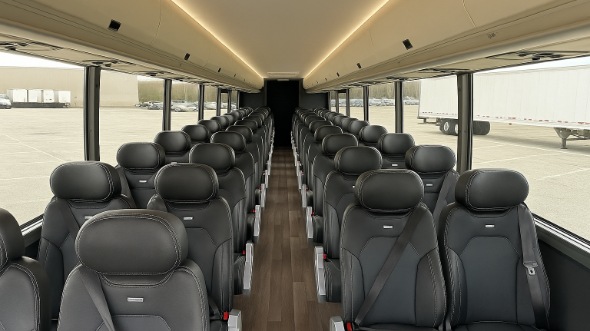 Interior of Charter Bus Company Independence's 28 Passenger Minibus in Independence