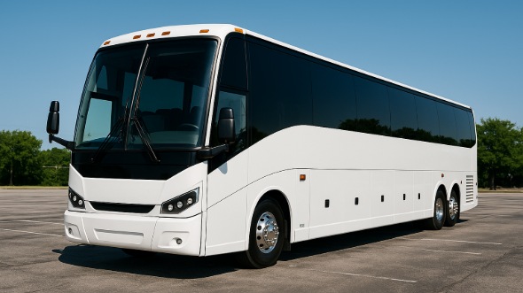 Exterior of Charter Bus Company Kansas City's 50 Passenger Party Bus in Kansas City
