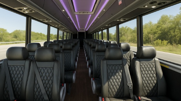25 passenger minibus interior
